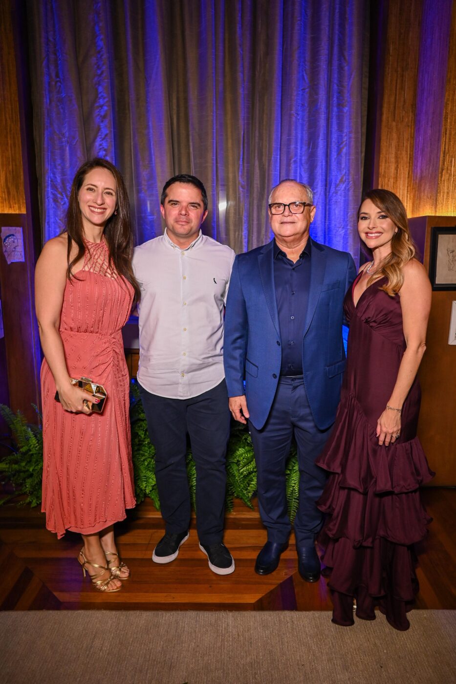 Carolina, Ricardo Farias,Affonso Henriques e Thaís Marcolini