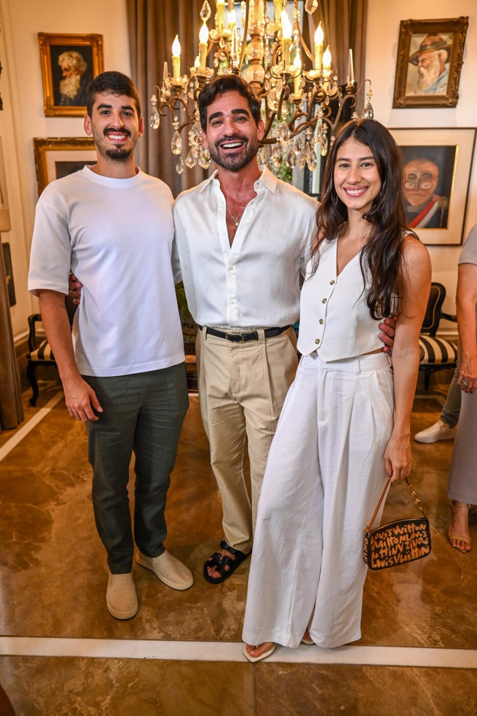 Lucas Chamusca, Marlon Gama e Bárbara Queiroz