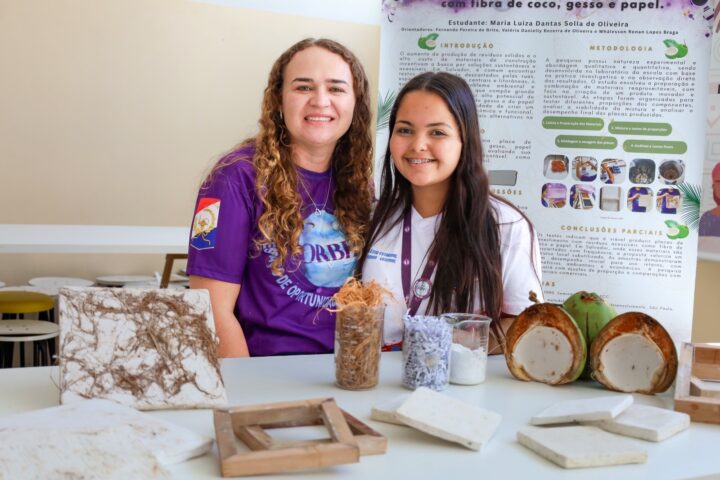 Jovem cientista baiana transforma resíduos em placas para construção civil