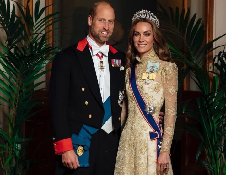 Kate Middleton homenageia Rainha Elizabeth em banquete para Donald Trump