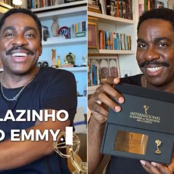 Lázaro Ramos entra para a Academia do Emmy Internacional e celebra: “Agora sou eu que voto!”