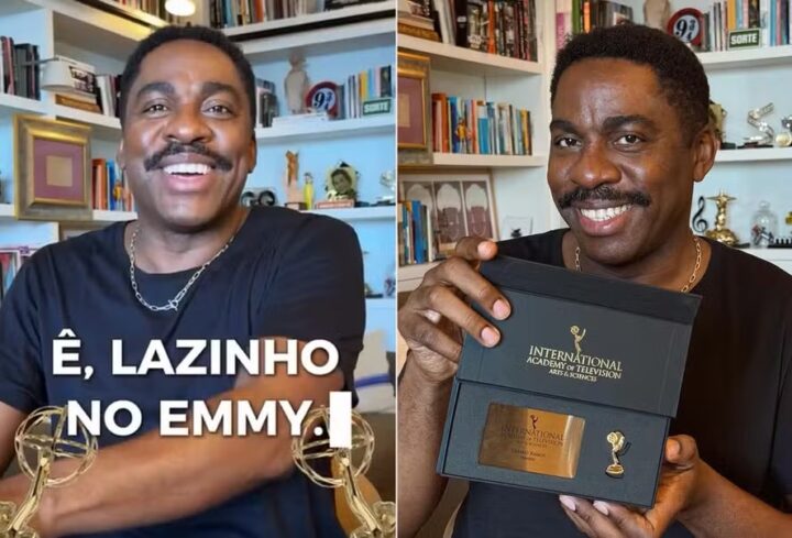 Lázaro Ramos entra para a Academia do Emmy Internacional e celebra: “Agora sou eu que voto!”