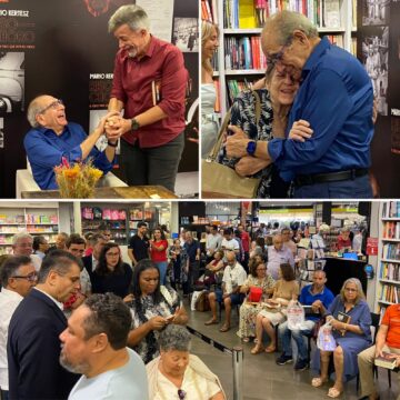 Lançamento do livro de Mário Kertész lota livraria em Salvador