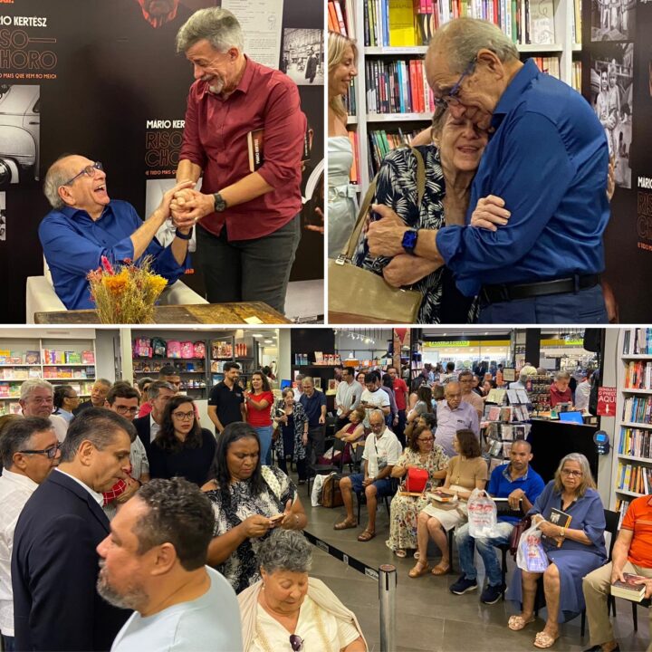Lançamento do livro de Mário Kertész lota livraria em Salvador