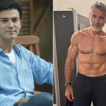 Leonardo Vieira, ex-galã de novelas, chama atenção nas redes após foto na academia