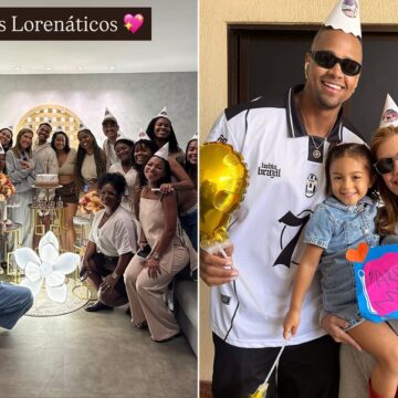 Lore Improta se emociona ao ganhar festa de aniversário surpresa dos fãs: “Muito amor”