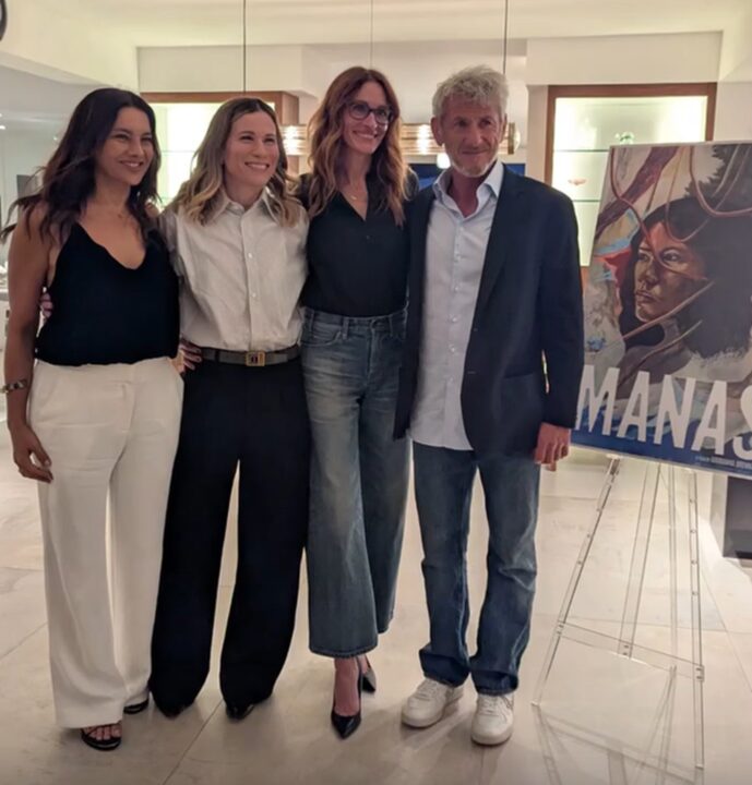 Corrida ao Oscar: Sean Penn e Julia Roberts promovem ‘Manas’ com Dira Paes nos EUA