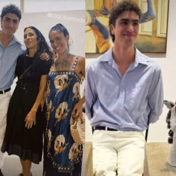 Filho de Marisa Monte, Mano Wladimir apresenta trabalhos na Feira de Artes do Rio com presença da mãe e nomes como Marieta Severo