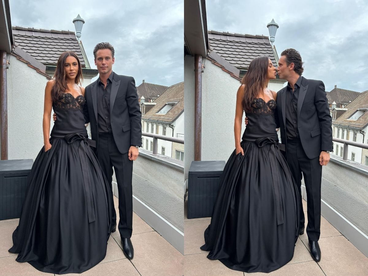 Marina Morena prestigia Festival de Cinema de Zurique ao lado de cantor suíço e look avaliado em €30 mil