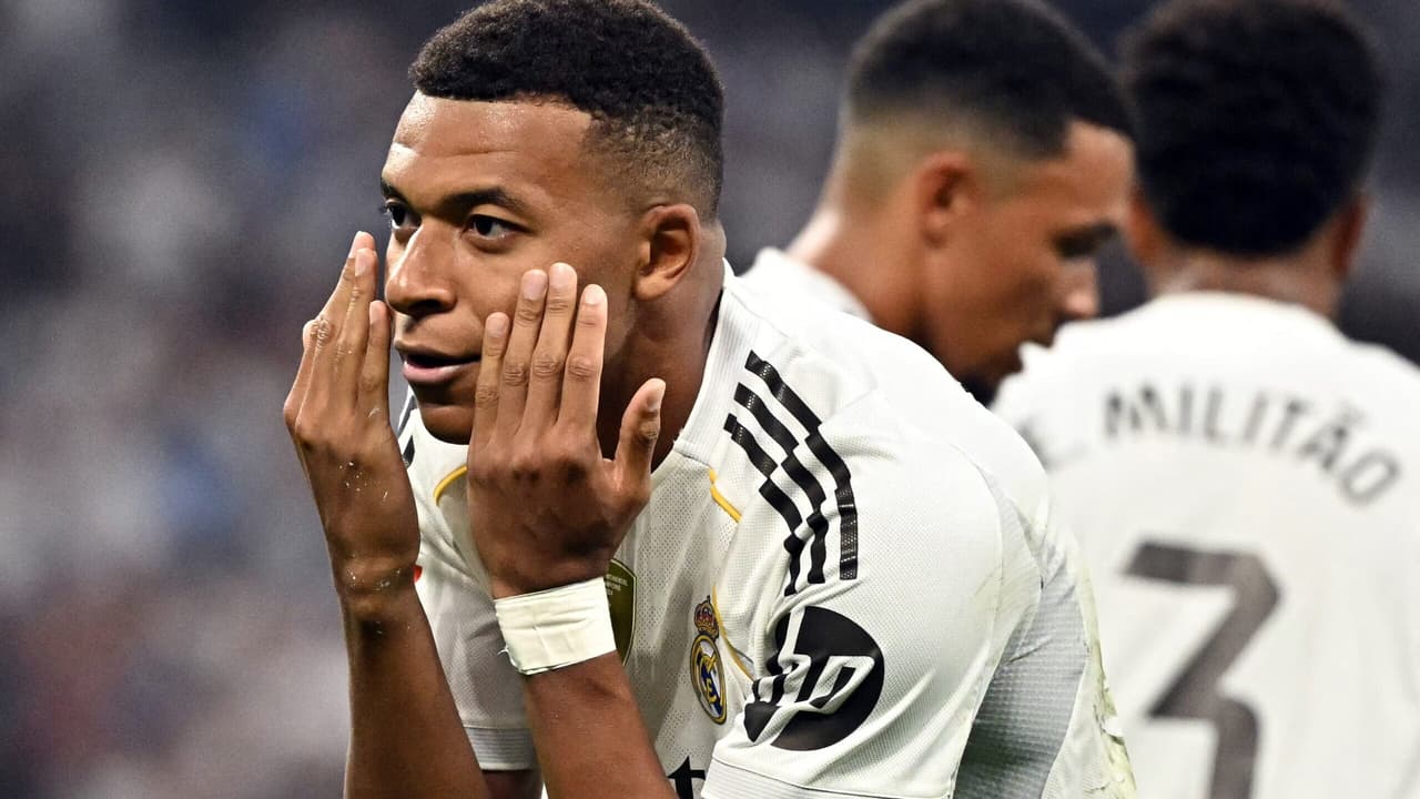 Real Madrid vira sobre Marselha na estreia da Champions com dois de Mbappé. Veja lances