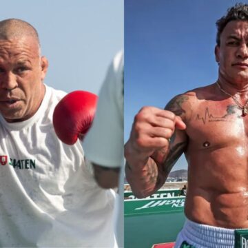 Popó e Wanderlei Silva treinam no topo de prédio no Rio antes da luta de sábado. Veja vídeo e fotos