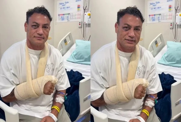 Popó deixa hospital em Salvador após cirurgia e agradece apoio: “Orar para que não haja sequelas”