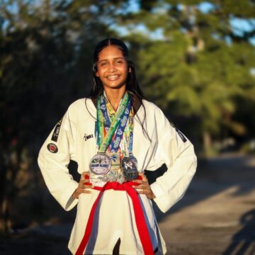 Estudante baiana de 16 anos é campeã brasileira juvenil de Taekwondo e garante vaga em seletiva nacional
