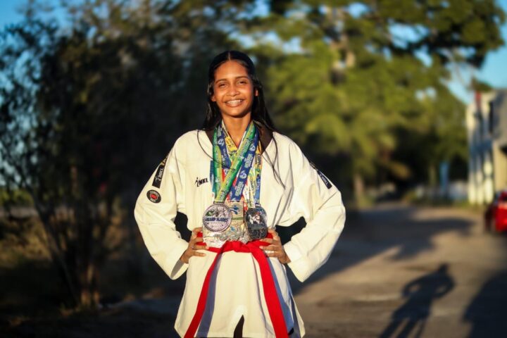 Estudante baiana de 16 anos é campeã brasileira juvenil de Taekwondo e garante vaga em seletiva nacional