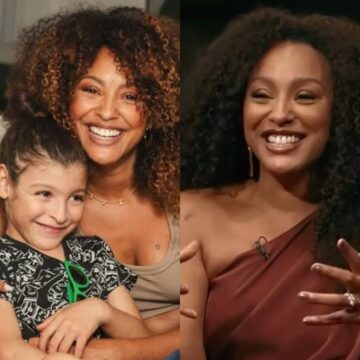 Sheron Menezzes diverte público ao contar história do nascimento do filho: ‘Pari minha sogra’