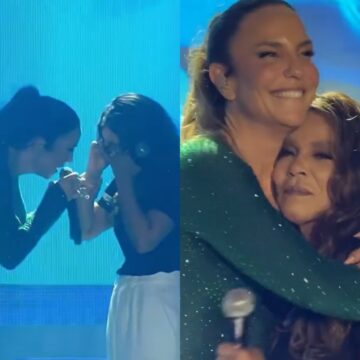 Silvana Aquino, do Calcinha Preta, chora ao cantar com Ivete Sangalo em festival; assista