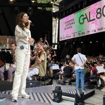 Sophie Charlotte mostra bastidores de homenagem a Gal Costa com a OSBA em Salvador