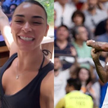 Tainá publica print de ‘previsão’ de Militão sobre gol