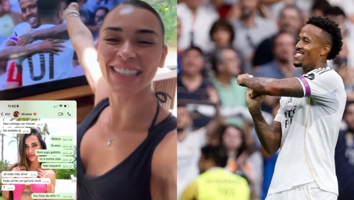 Tainá publica print de ‘previsão’ de Militão sobre gol