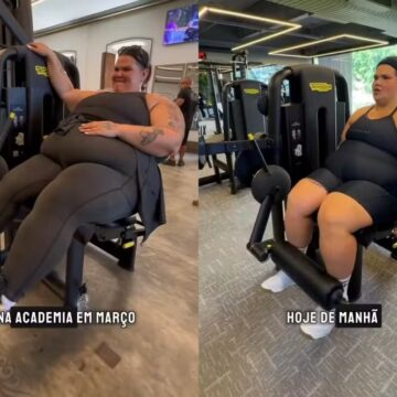 Após bariátrica, Thais Carla diz que voltou a andar de bicicleta sem dor e a correr com as filhas