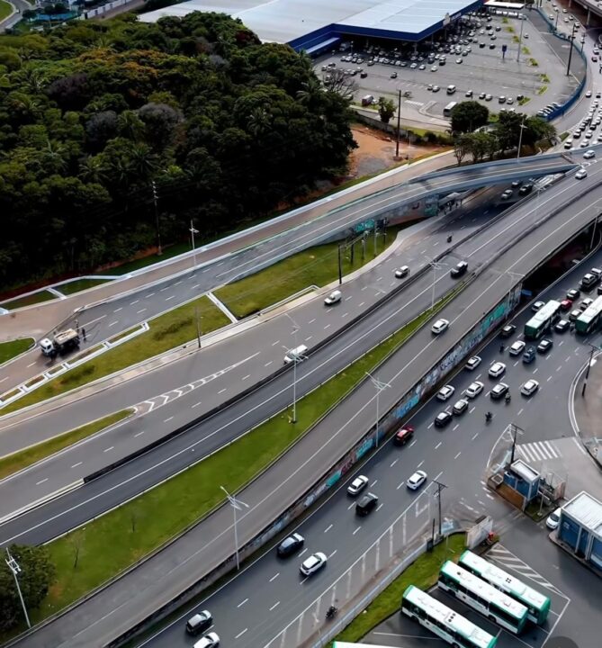 Novo viaduto liga Barros Reis à Bonocô e deve agilizar deslocamento em Salvador