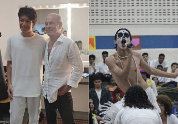 Vídeo mostra bastidores do encontro entre Ney Matogrosso e estudante baiano que viralizou com performance