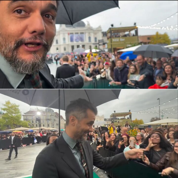 Wagner Moura canta ‘Faraó’ com brasileiros no Festival de Cinema de Zurique e celebra prêmio inédito; veja vídeo