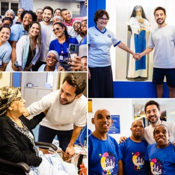 Everton Ribeiro visita Obras Sociais Irmã Dulce e divulga campanha solidária ao lado do Bahia Everton Ribeiro visita Obras Sociais Irmã Dulce e divulga campanha solidária ao lado do Bahia