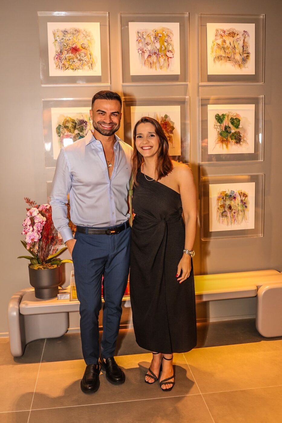 Flávio Moura e Maíra Machado
