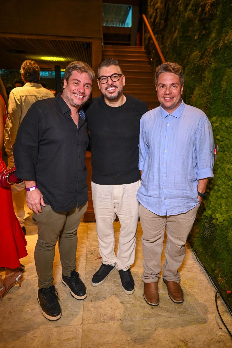Ricardo Cal, Flávio Bandeira e Rafael Cal 