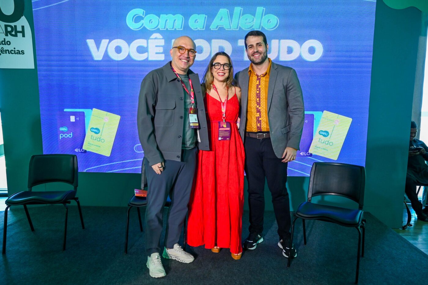 Fred Alecrim, Carol Manciola e Vitor Igdal