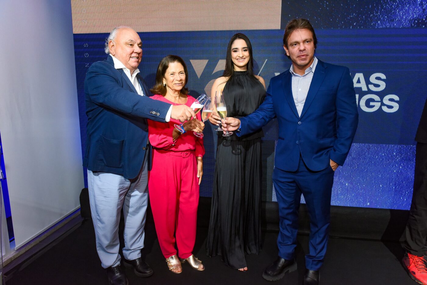 Marcus Vinicius Filho, Clotilde Ramalho de Oliveira, Raphaela Mascarenhas e Marcus Vinicius Neto