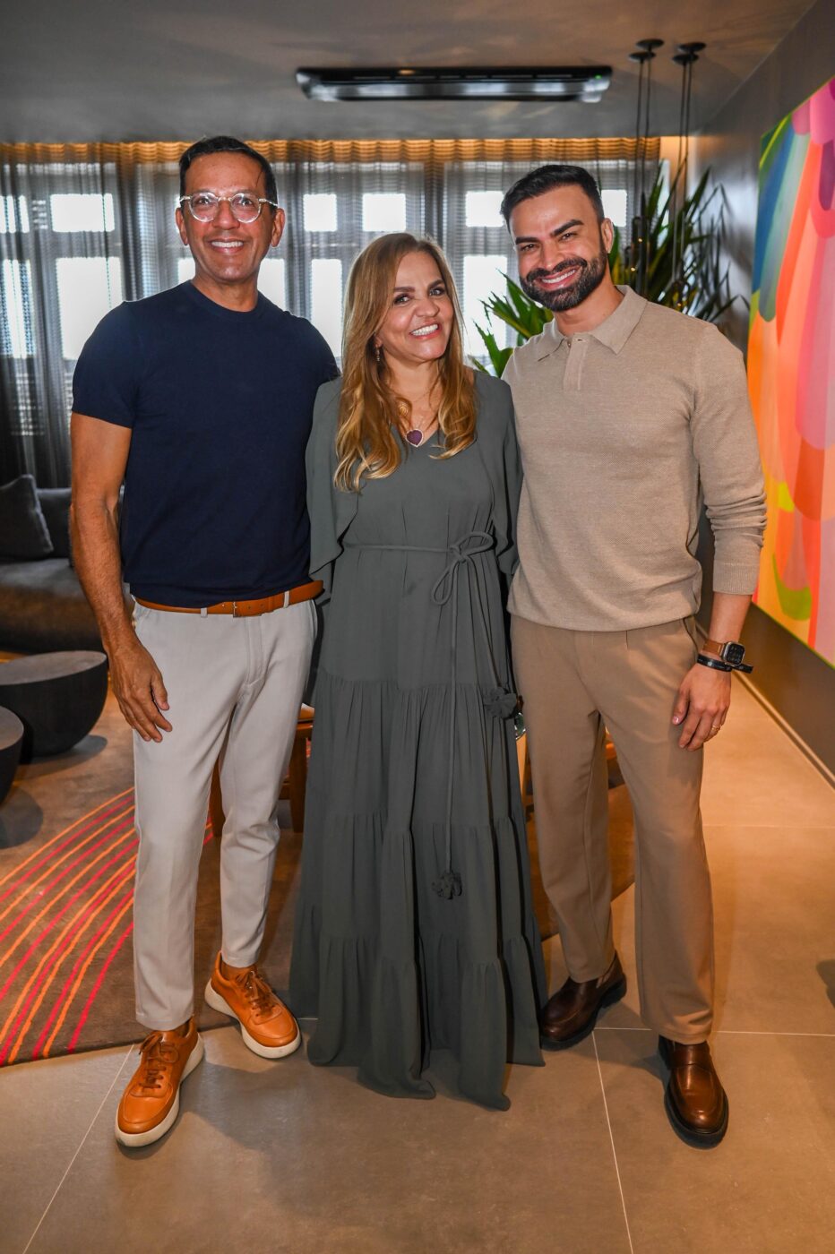 Rogerio Menezes, Andréa Velame e Flávio Moura