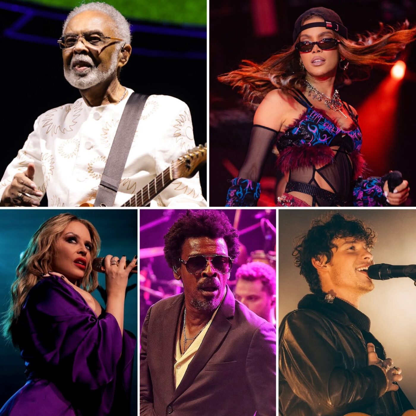 Gilberto Gil, Anitta, Kylie Minogue, Seu Jorge e Shawn Mendes se apresentarão em evento do príncipe William no Rio