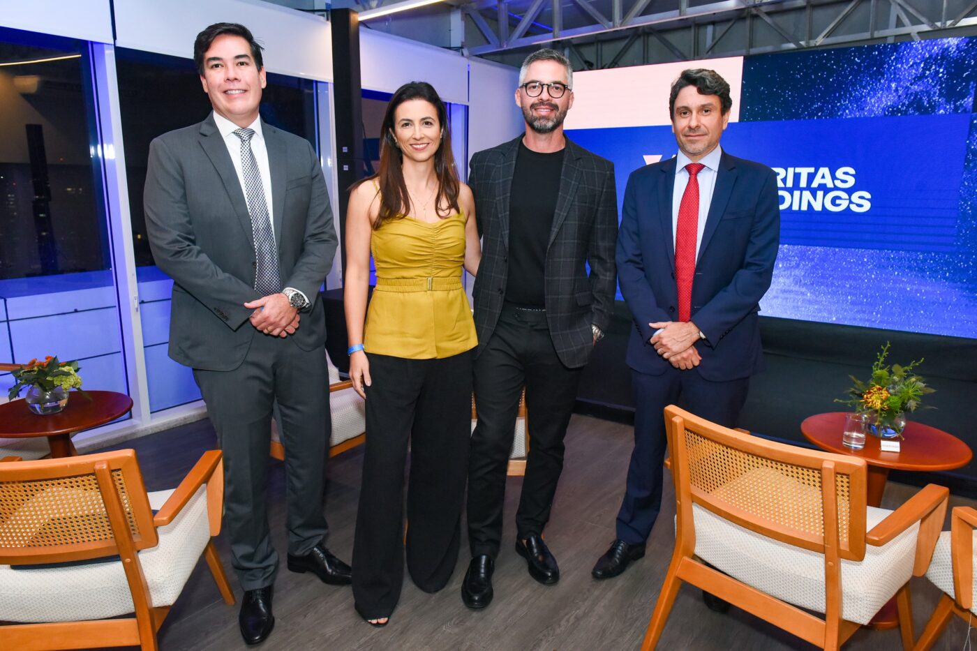 Marcos Pires, Mariana Pazin, Francisco Torreão e Normando Modesto