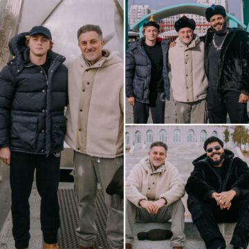 Luciano Huck viaja com filho Benício e Paulo Vieira pela Mongolia: ‘Muito amor’