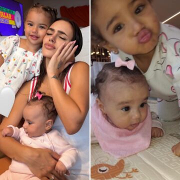 Bruna Biancardi fala sobre as duas filhas ficaram doentes ao mesmo tempo: ‘Dias chatinhos’