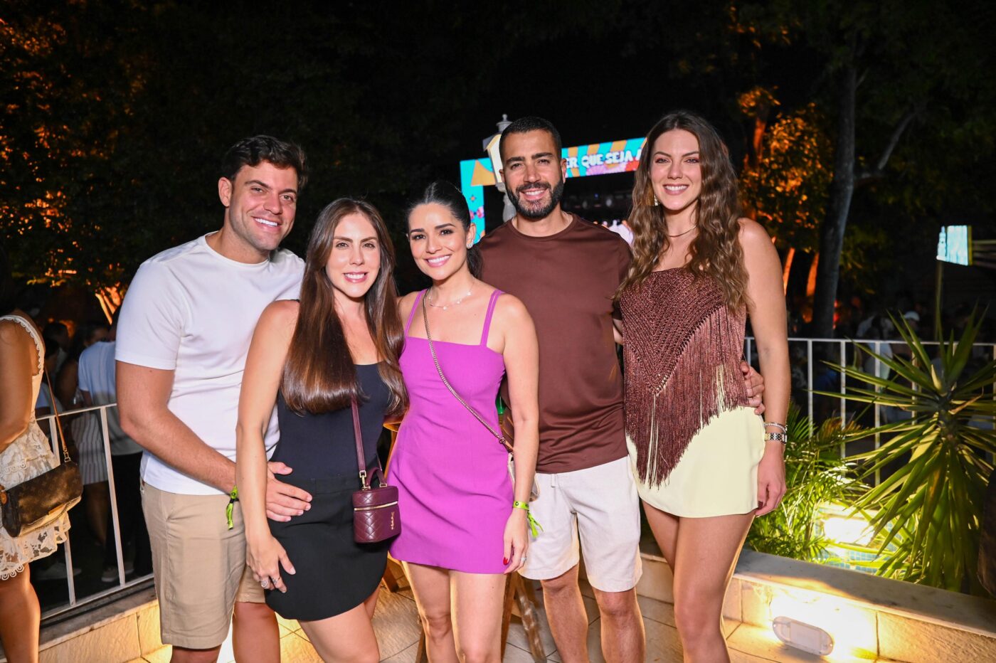 Eduardo Teixeira, Mariana Andrade, Mila Cavalcante, Rafa Marques e Pati Guerra