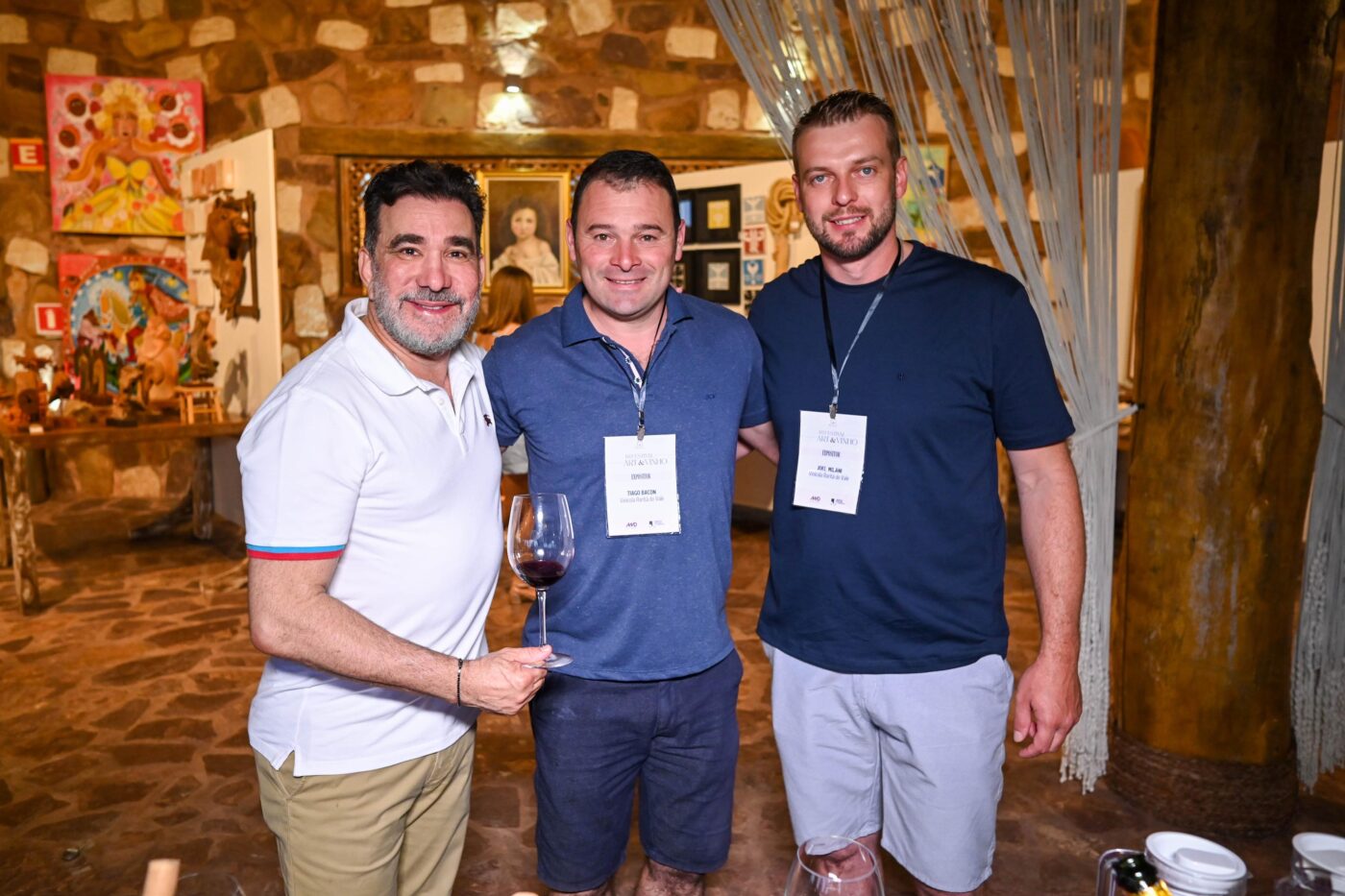 Mário Britto, Tiago Bacon e Joel Milani