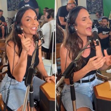 Em live, Ivete Sangalo mostra ensaio da turnê ‘Clareou’; vem ver