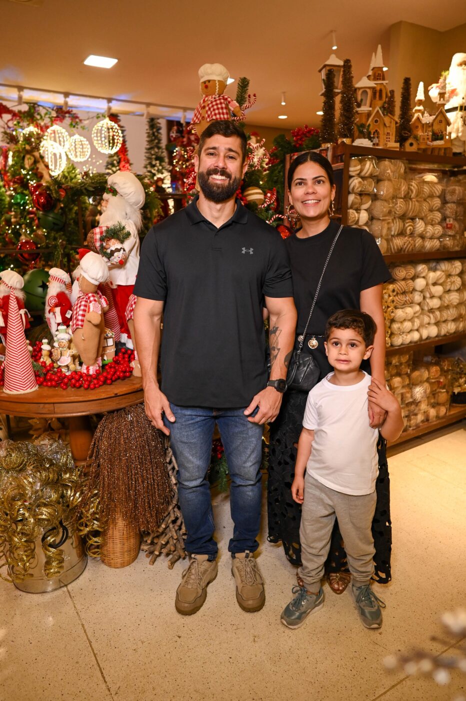 Thiago Ferraz, Flora Almeida e Ravi Ferraz