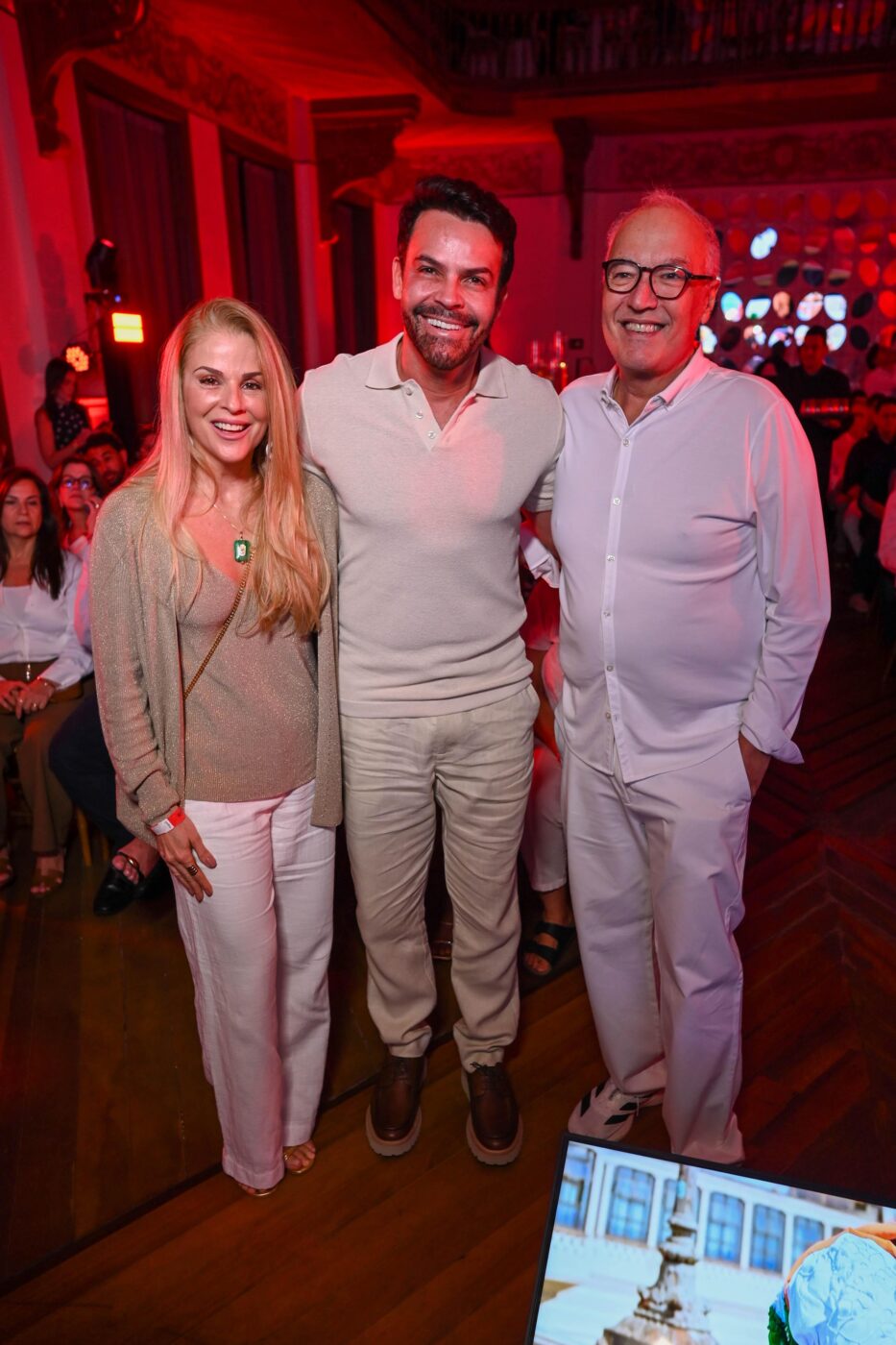 Larissa Forgas, Alexandre Peixe e Nizan Guanaes