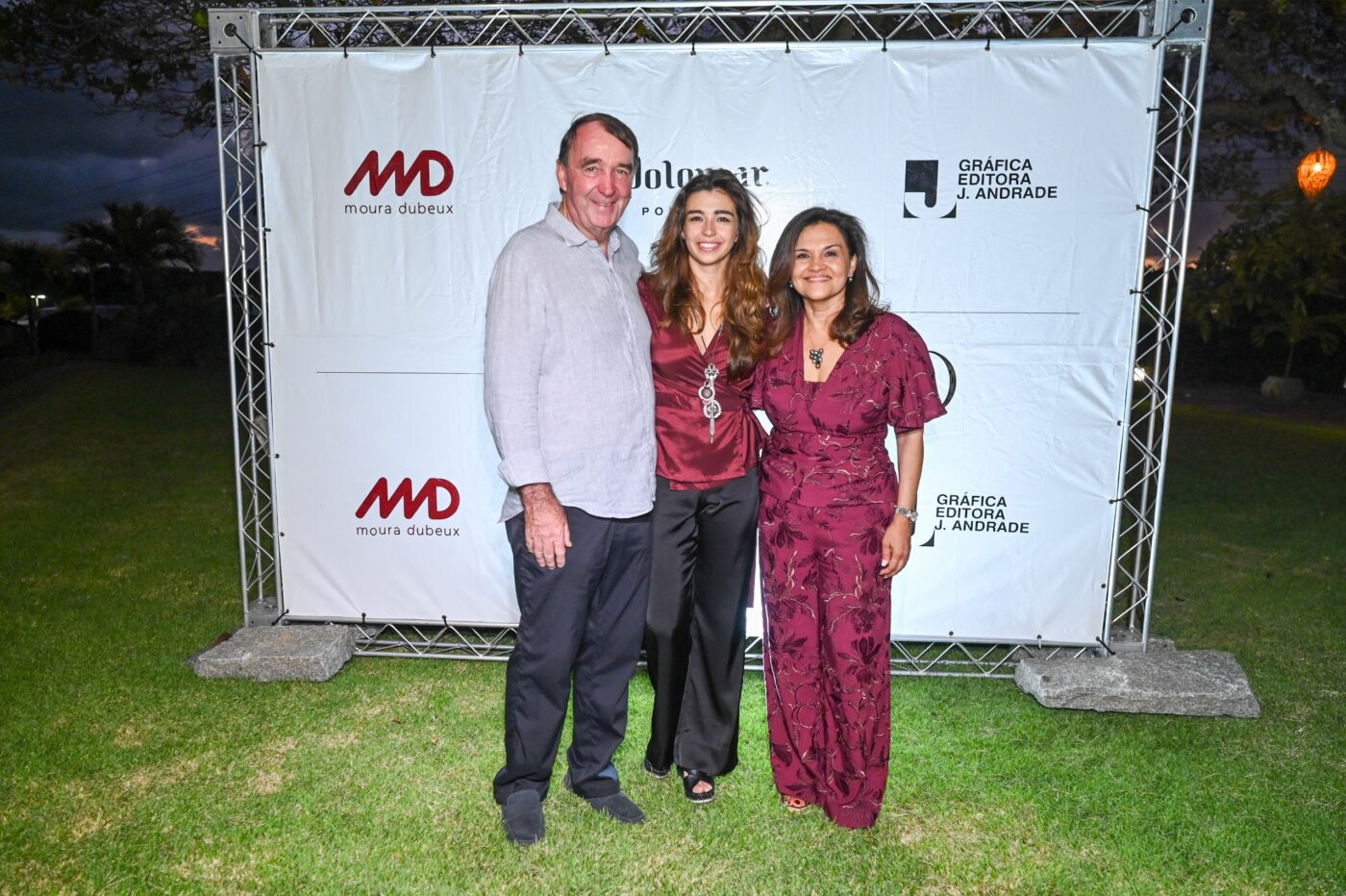 Andreas, Indira e Raquel Krattiger