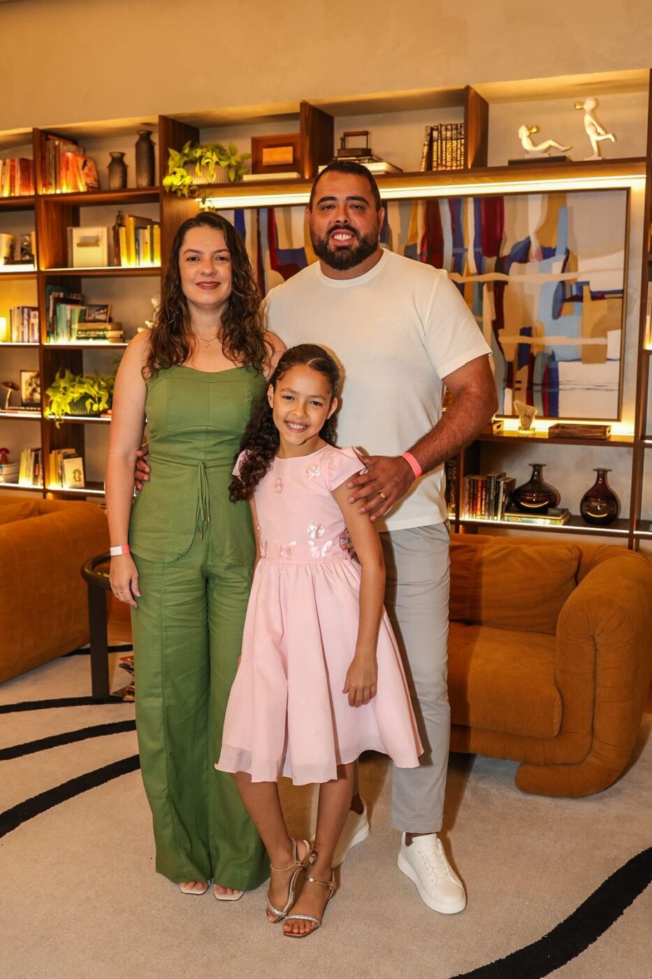 Talita, Beatriz e Rodrigo Pereira