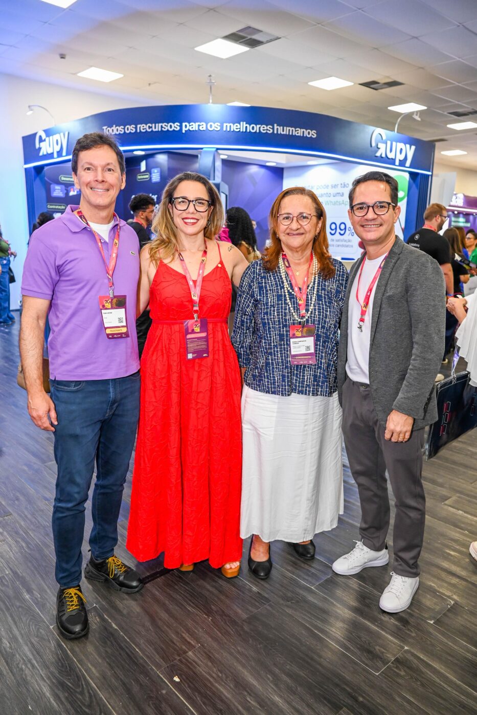 Seme Arone, Carol Manciola, Maria Sampaio e Cézar Almeida