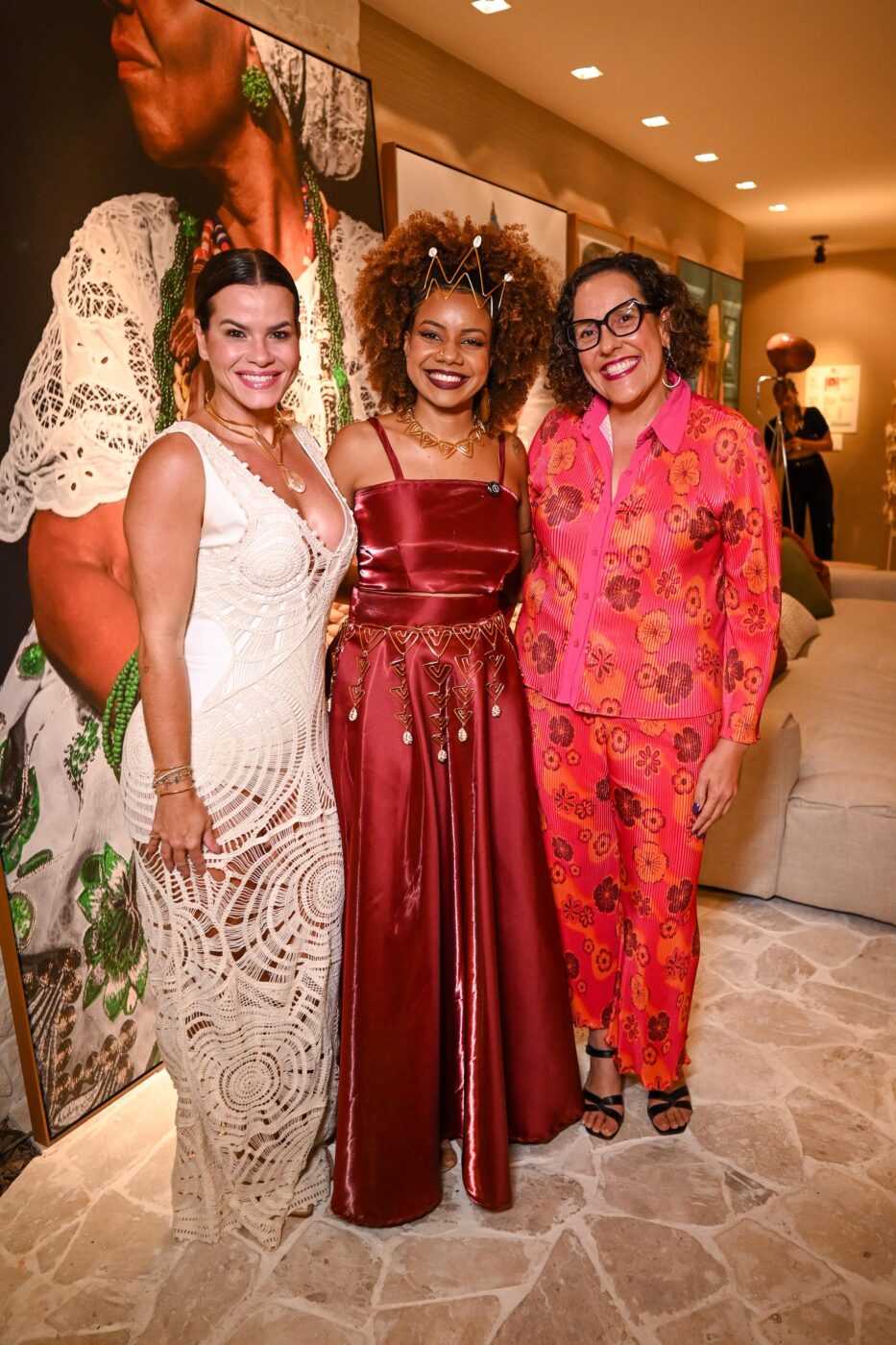 Paula Moura, Evelyn Cunha Cruz e Valéria Ettinger