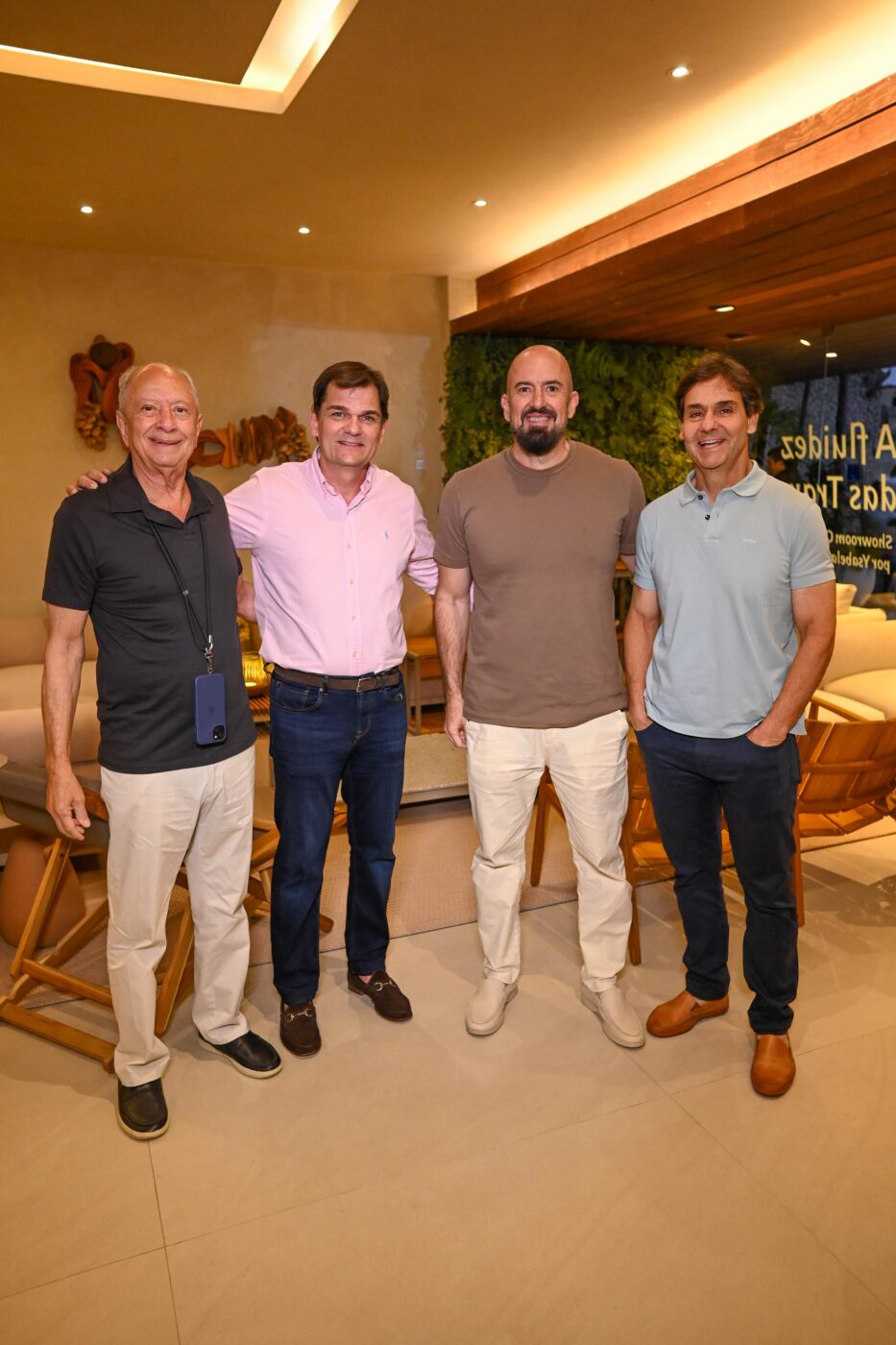 Juraci Lins, Marcos Gordilho, Mauricio Lins e Cláudio Cunha