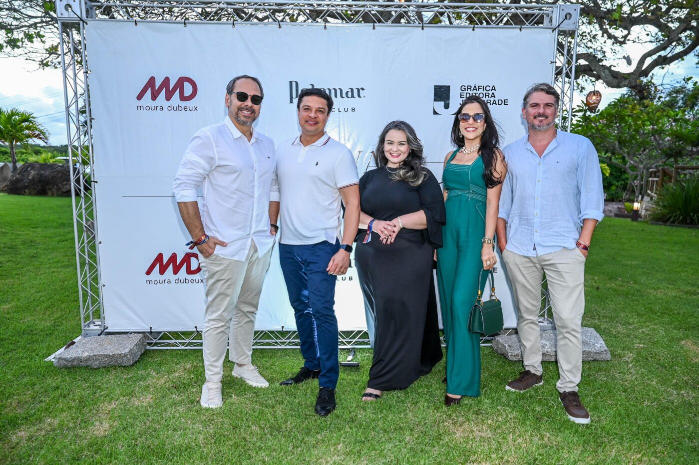 Daniel Fernandes, Vanderlei Oliveira, Izabella Sampaio, Carolina Barbosa e Fernando Fortuna