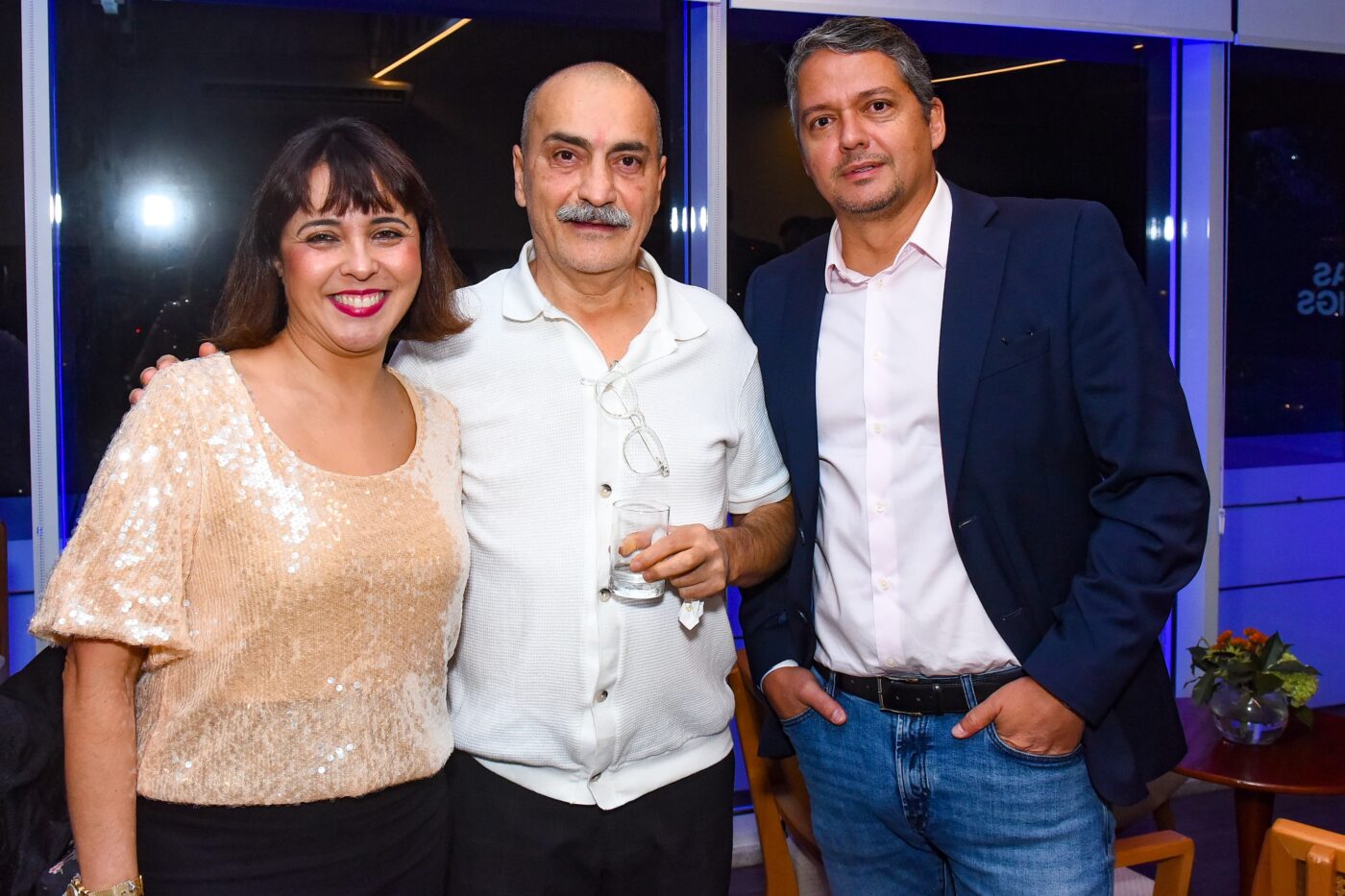 Adriana Mendes, Sharif Pakzad e Manoel Machado