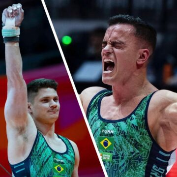 Ginástica Artística: Caio Souza e Diogo Soares ficam no Top 10 e avançam à final mundial